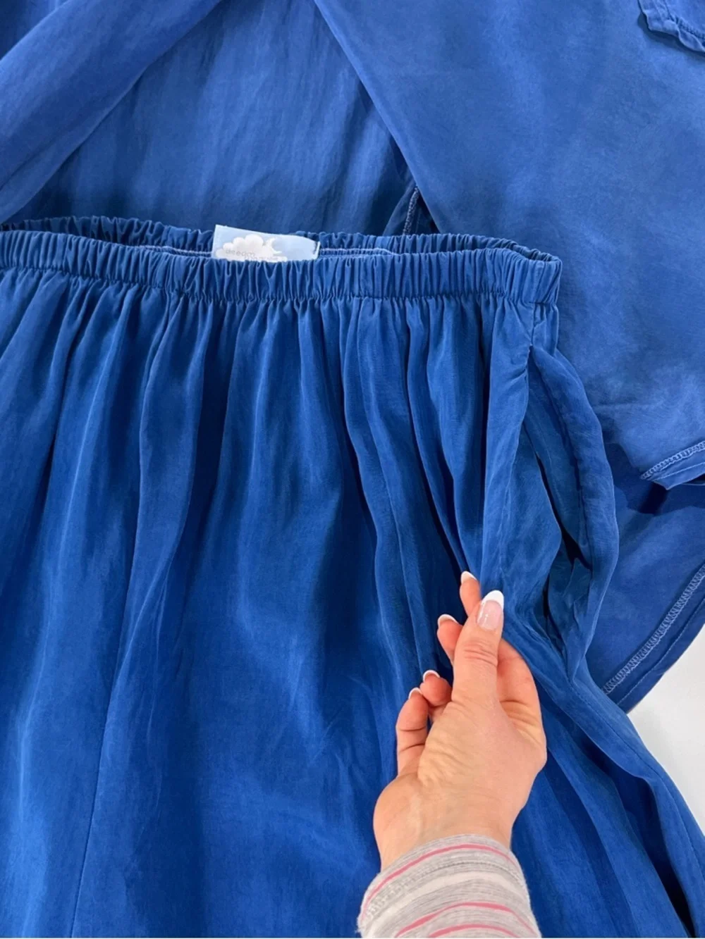 Dream Weaver Judith Kidd Lagenlook Rayon Set Blue M